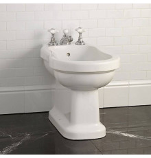 Биде напольное Devon&Devon Blues 67.5х38.4 см 3 отверстия белое IBBID3FBLUES