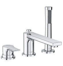 Смеситель на борт ванны Kludi Zenta SL на 3 отверстия 484480565