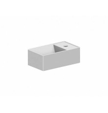 Раковина Scarabeo Teorema 410x230x140 мм 1 отверстие цвет белый 8031R41x23