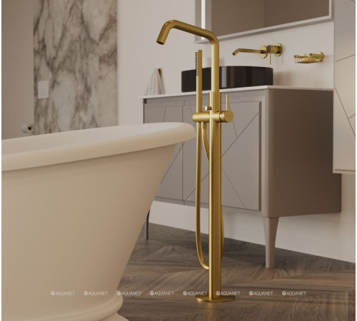 Смеситель напольный Allen Brau Priority высота 1037 мм Easy box золото 5.31008-GB