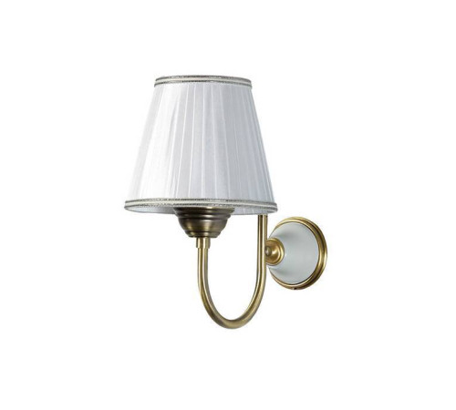 Светильник настенный Tiffany World Harmony 029 белый/бронза без абажура TWHA029bi/br