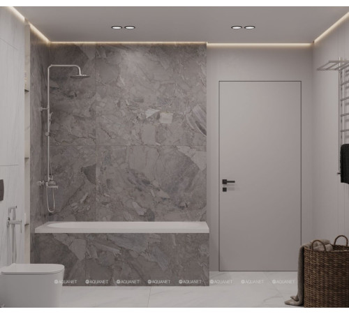 Акриловая ванна Aquanet Lotos 170x70 с каркасом и сливом-переливом 00334159