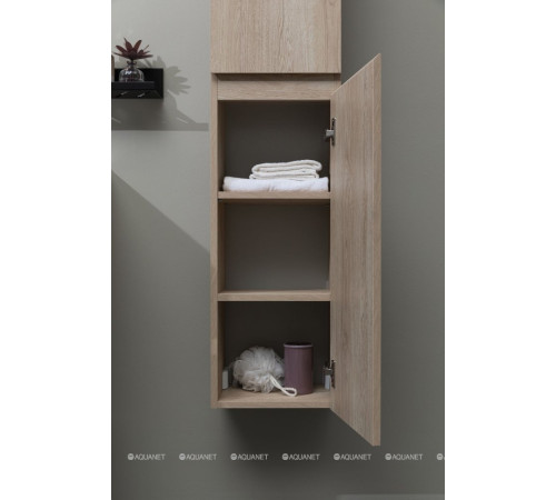 Шкаф-пенал Aquanet Нота new 30 дуб светлый 00334201