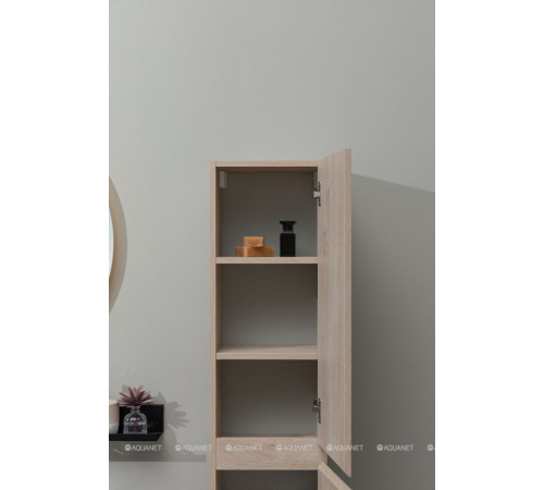 Шкаф-пенал Aquanet Нота new 30 дуб светлый 00334201