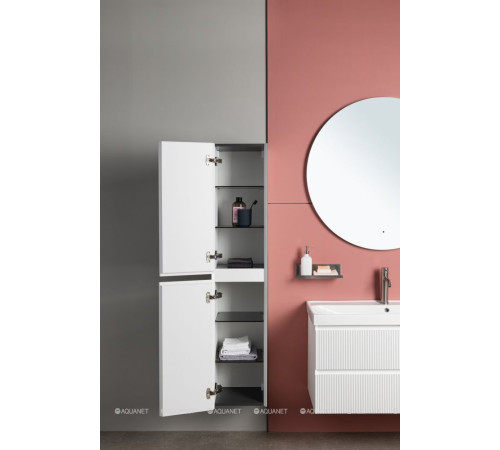 Шкаф-пенал Aquanet Альтера 34 белый матовый 00337158