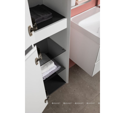 Шкаф-пенал Aquanet Альтера 34 белый матовый 00337158