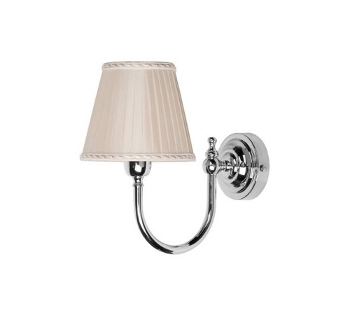 Светильник настенный Tiffani World Bristol 029 с круглым основанием без абажура хром TWBR029cr