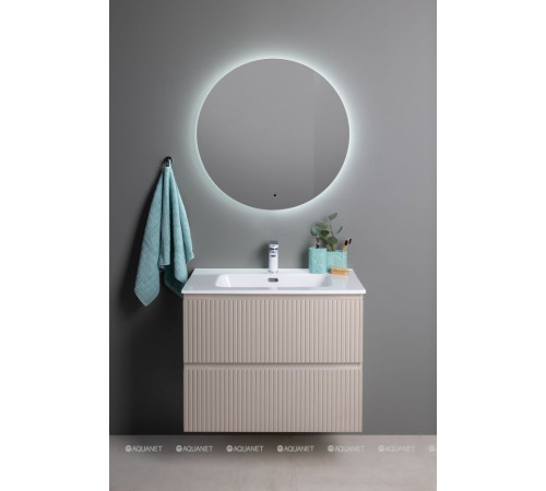 Тумба под раковину Aquanet Джейн 60 Flat бежевый 00343975