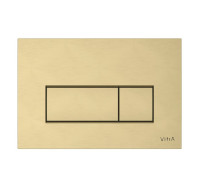 Панель смыва VitrA Root Square шлифованное золото 740-2325