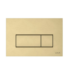 Панель смыва VitrA Root Square шлифованное золото 740-2325