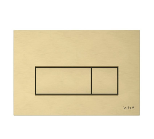 Панель смыва VitrA Root Square шлифованное золото 740-2325