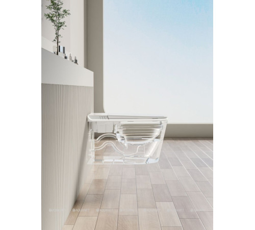 Унитаз электронный Allen Brau INTELLIGENT SMART подвесной с биде 588х375 мм 4.I1001.20