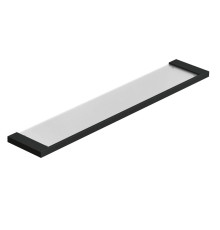 Полка стеклянная KLUDI VELA C 600 мм черный матовый 3197339