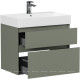 Тумба под раковину Allen Brau INFINITY 70 см 2 ящика олива матовый 1.210025.CGM