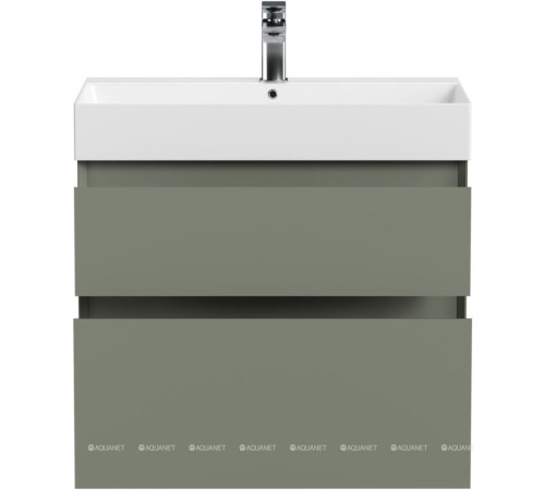 Тумба под раковину Allen Brau INFINITY 70 см 2 ящика олива матовый 1.210025.CGM