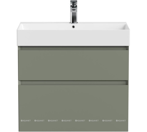 Тумба под раковину Allen Brau INFINITY 70 см 2 ящика олива матовый 1.210025.CGM