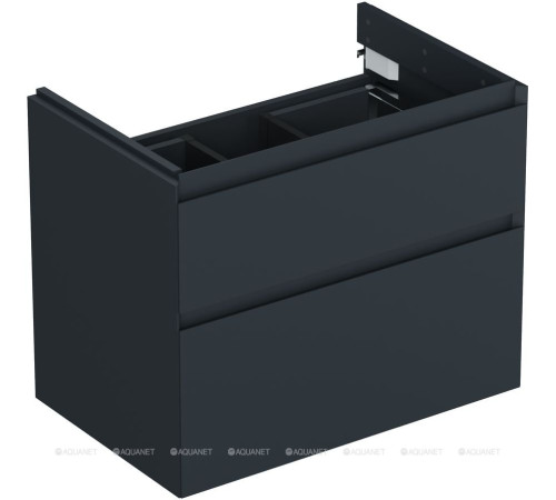 Тумба под раковину Allen Brau INFINITY 70 см 2 ящика антрацит матовый 1.210025.AM