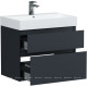 Тумба под раковину Allen Brau INFINITY 70 см 2 ящика антрацит матовый 1.210025.AM