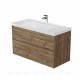 Тумба под раковину Aquanet Nova Lite 2.0 110 2 ящика дуб рустикальный 00346321