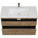 Тумба под раковину Aquanet Nova Lite 2.0 110 2 ящика дуб рустикальный 00346321