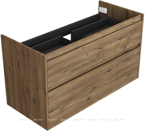 Тумба под раковину Aquanet Nova Lite 2.0 110 2 ящика дуб рустикальный 00346321