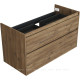 Тумба под раковину Aquanet Nova Lite 2.0 110 2 ящика дуб рустикальный 00346321