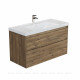 Тумба под раковину Aquanet Nova Lite 2.0 110 2 ящика дуб рустикальный 00346321