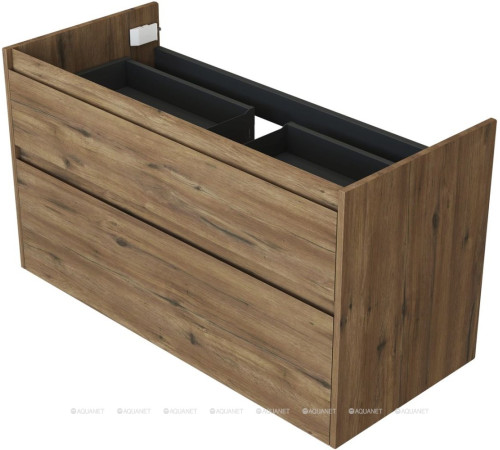 Тумба под раковину Aquanet Nova Lite 2.0 110 2 ящика дуб рустикальный 00346321