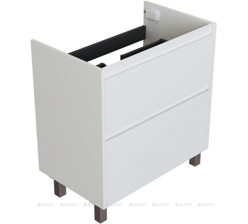 Тумба под раковину Aquanet Nova Lite 2.0 75 напольная белый глянец 00346337