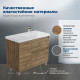 Тумба с раковиной Aquanet Nova Lite 2.0 100 R напольная дуб рустикальный 00365915