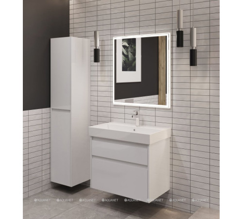 Шкаф-пенал Aquanet Nova Lite 2.0 35 белый глянец 00346350