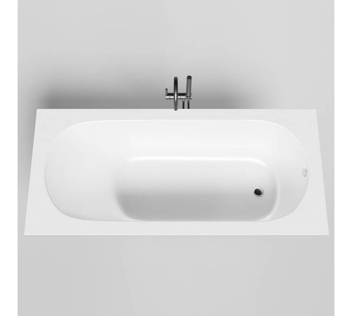 Ванна встраиваемая Salini Ornella 170х80х60 см S-Stone белый матовый 102324M/23101H