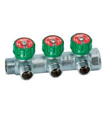 Коллектор регулирующий FAR 1х3/4 на 3 отвода FK 3822 134TP