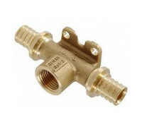 Тройник настенный REHAU RAUTITAN RX+ 20-Rp 1/2-20 с внутренней резьбой бронза 14562943001