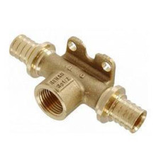 Тройник настенный REHAU RAUTITAN RX+ 20-Rp 1/2-20 с внутренней резьбой бронза 14562943001