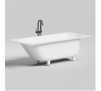 Ванна встраиваемая Salini Ornella 170х80х60 см S-Stone белый матовый 102324M/23101H
