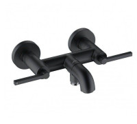 Смеситель для ванны и душа Kludi Nova Fonte Puristic черный матовый 205403915