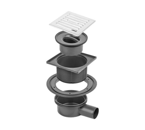 Трап с мульти-сифоном BETTOSERB 15х15 см горизонтальный выпуск 14702509