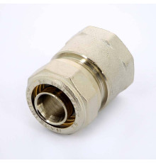 Муфта обжимная никелированная Uni-Fitt 26x1 ВР 661N8400