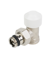 Вентиль термостатический угловой Everline 1/2 никелированный EVR09.3412