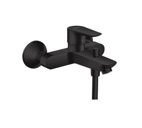 Смеситель для ванны и душа Hansgrohe Talis E однорычажный черный матовый 71740670