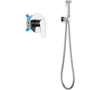 Набор с гигиеническим душем AQUATEK БЕТТА (смеситель + лейка + шланг) хром AQ1119CR