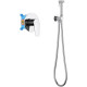 Набор с гигиеническим душем AQUATEK БЕТТА (смеситель + лейка + шланг) хром AQ1119CR