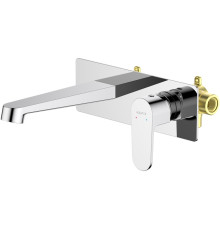 Смеситель для раковины настенный Aquanet Oberon скрытого монтажа хром AQ1213CR