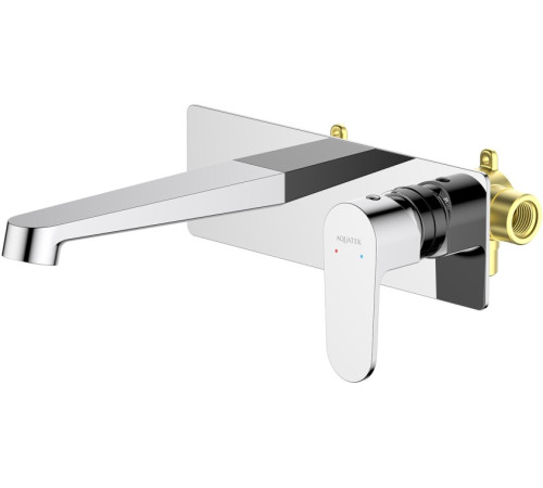 Смеситель для раковины настенный Aquanet Oberon скрытого монтажа хром AQ1213CR