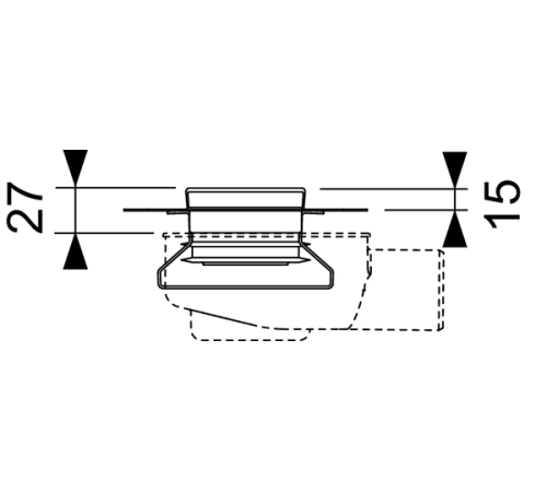 Комплект дренажного канала TECE drainline 1000 мм Seal System 660005/660003