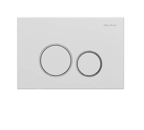 Клавиша смыва Allen Brau Priority 24,5x16,5 см белый 9.20001.20