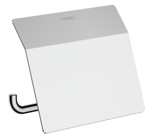 Держатель туалетной бумаги с крышкой Hansgrohe AddStoris хром 41753000