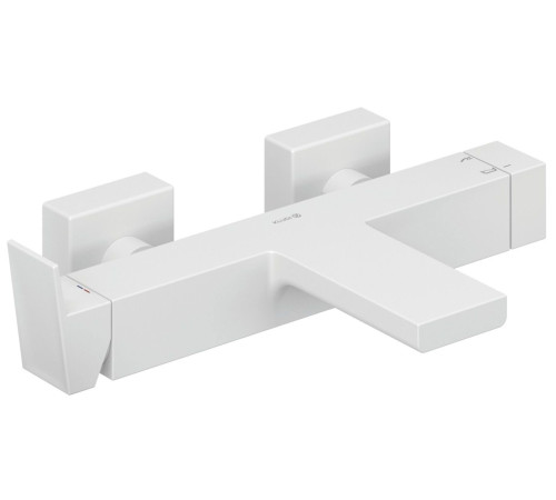 Смеситель для ванны и душа KLUDI DECUS однорычажный белый матовый 546915375