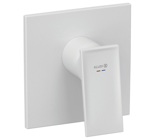Смеситель для душа встраиваемый KLUDI DECUS внешняя часть для SLIM.BOXX 88022 белый матовый 547555375